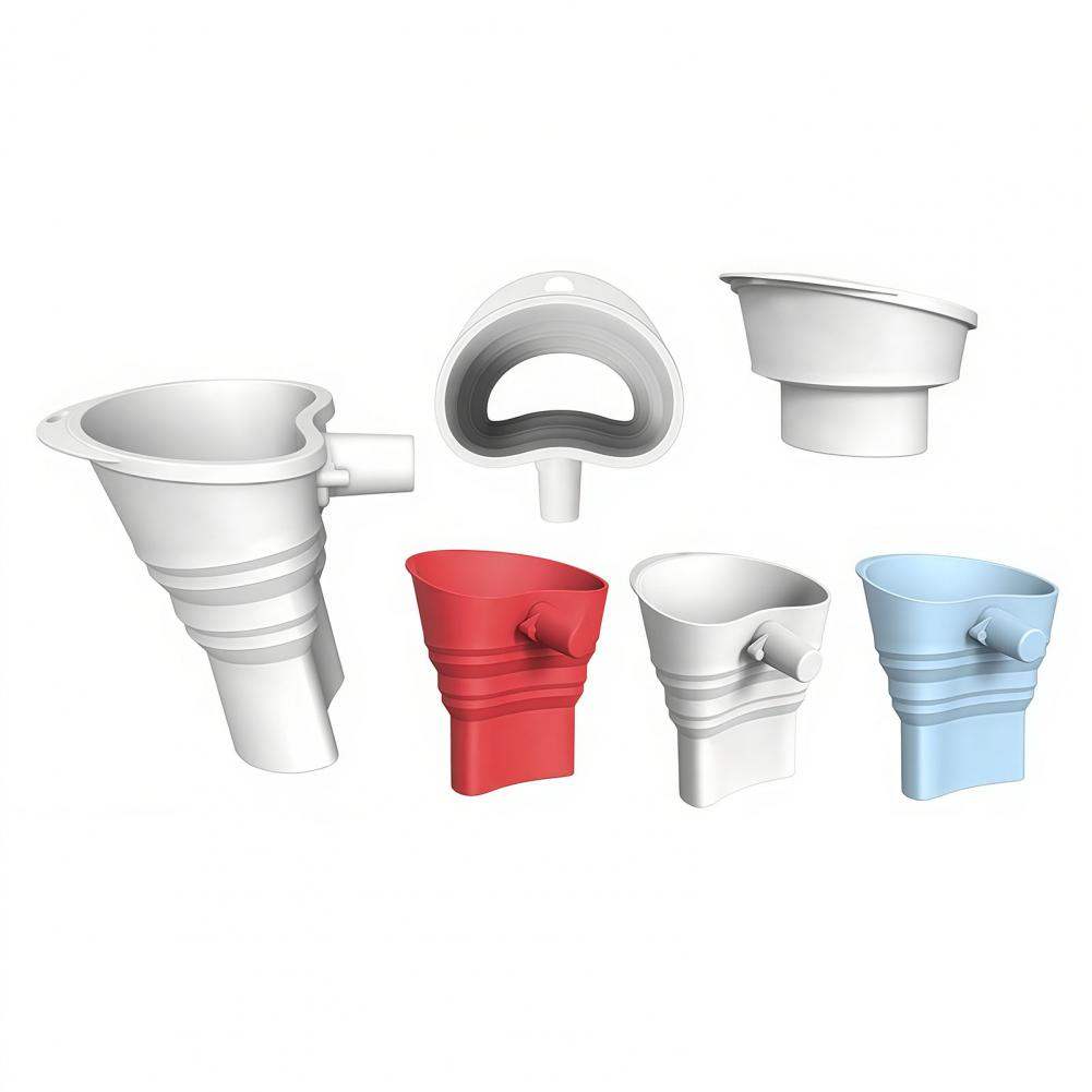Kitchen Aid Baking Mixer - ملحقات خبز احترافية: قمع سيليكون للدقيق،