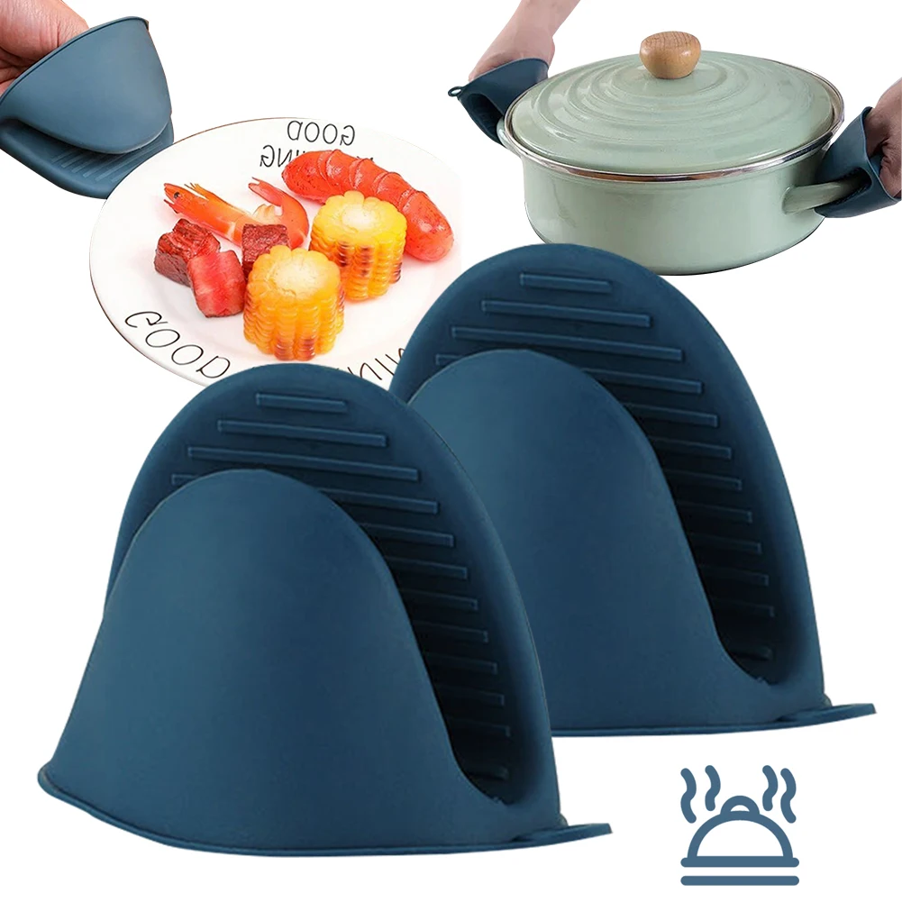 Kitchen Baking Gloves - قفازات سيليكون للمطبخ مقاومة للحرارة، مانعة