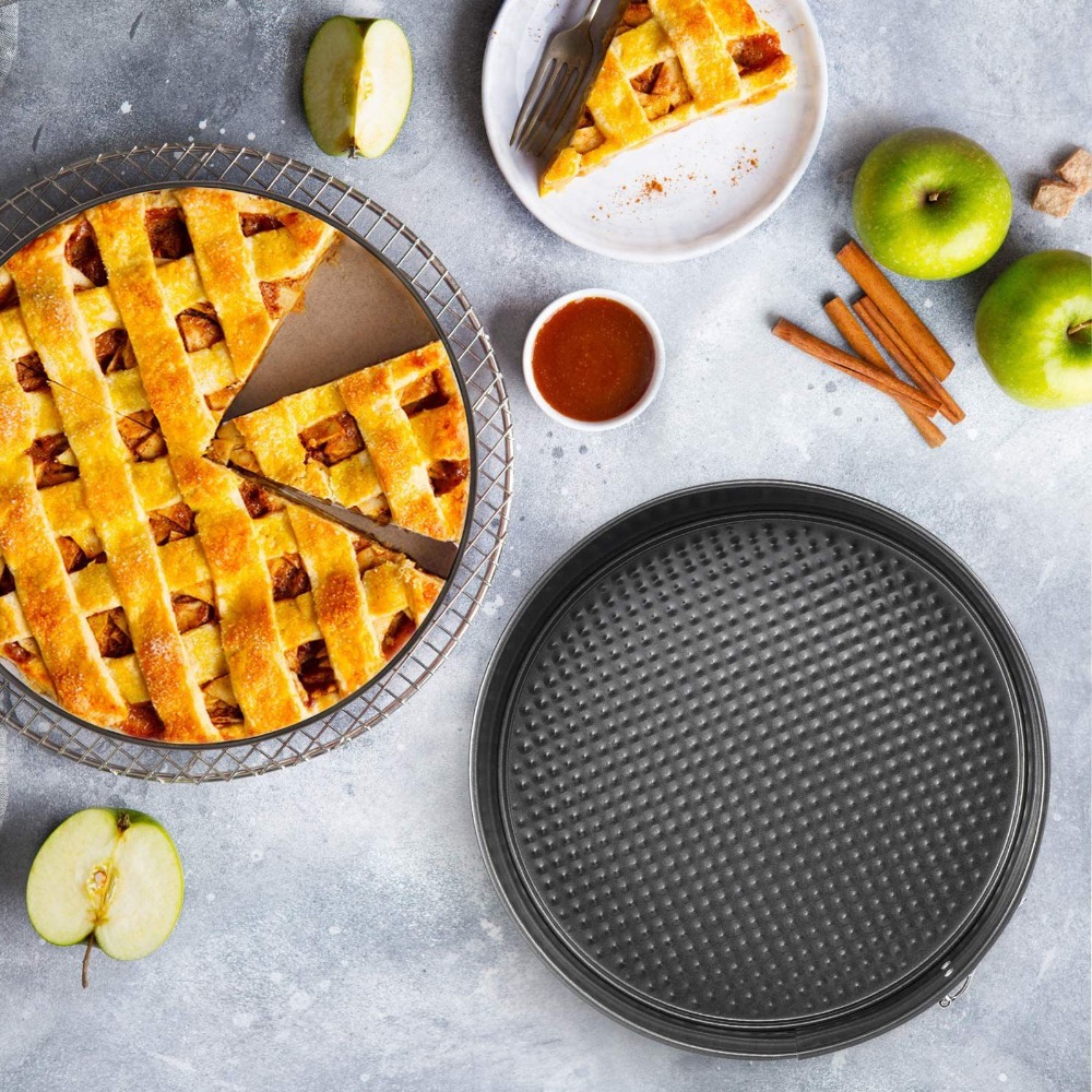 Springform Pan Set - طقم قوالب كيك من الفولاذ الكربوني