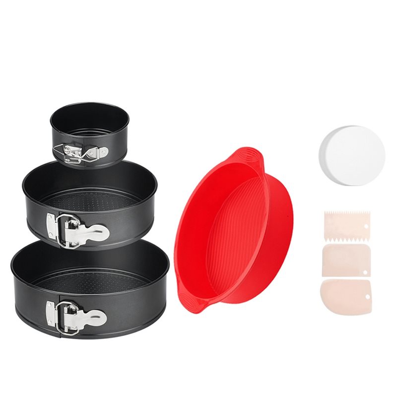 Springform Pan Set - A59Z-4 /7 /9 بوصة مجموعة مقلاة