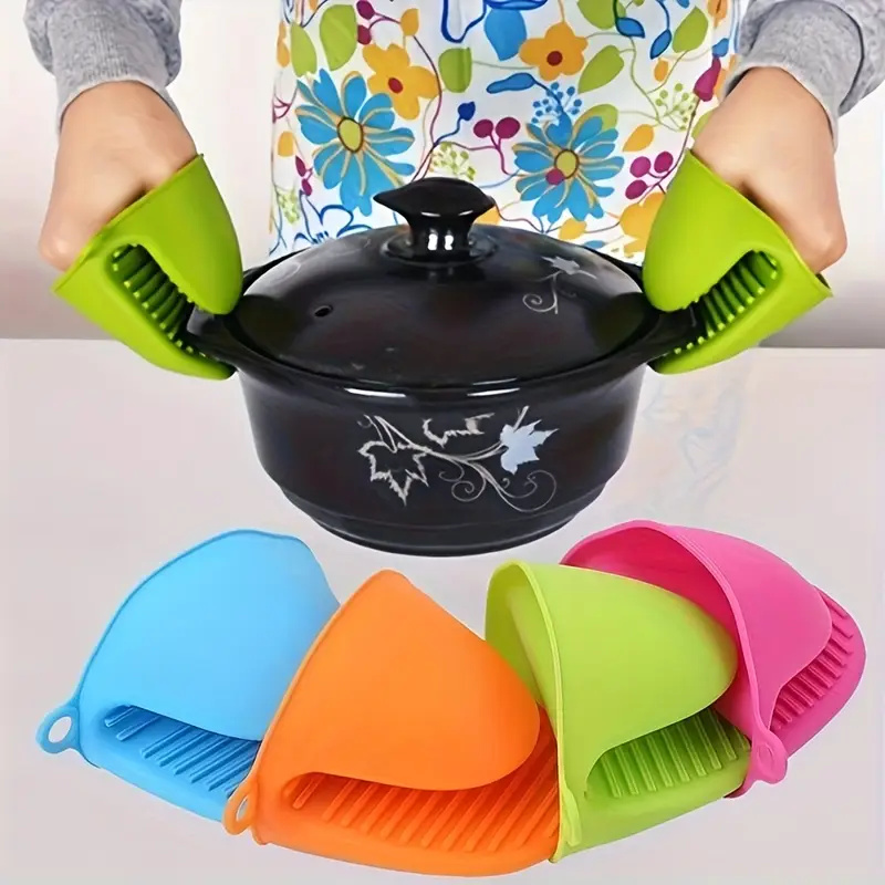 Kitchen Baking Gloves - 2 قطعة حامل وعاء السيليكون قفازات