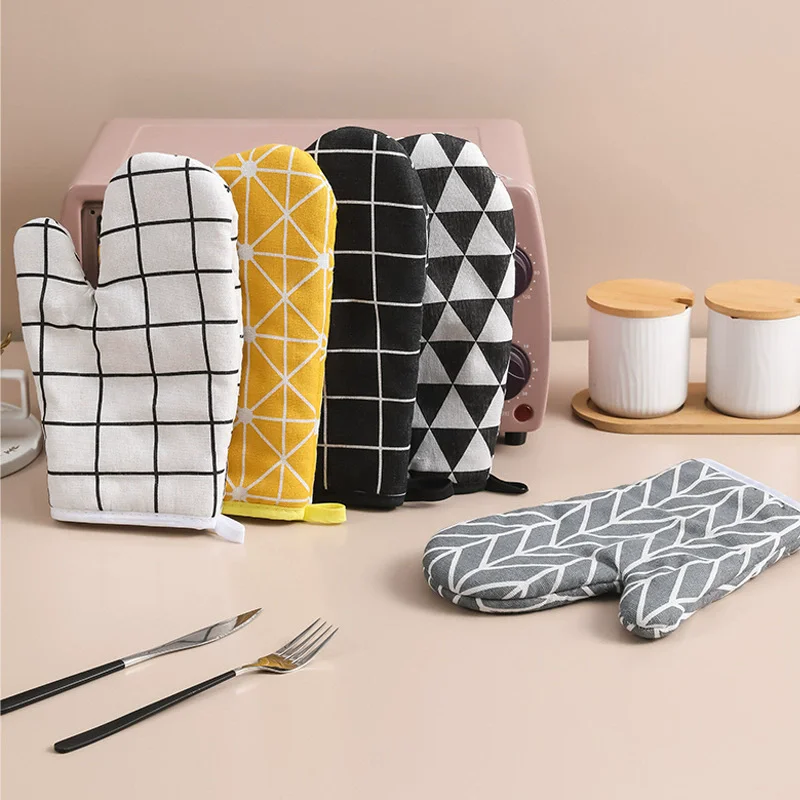 Kitchen Baking Gloves - 2 قطعة قفازات عازلة للحرارة قفازات