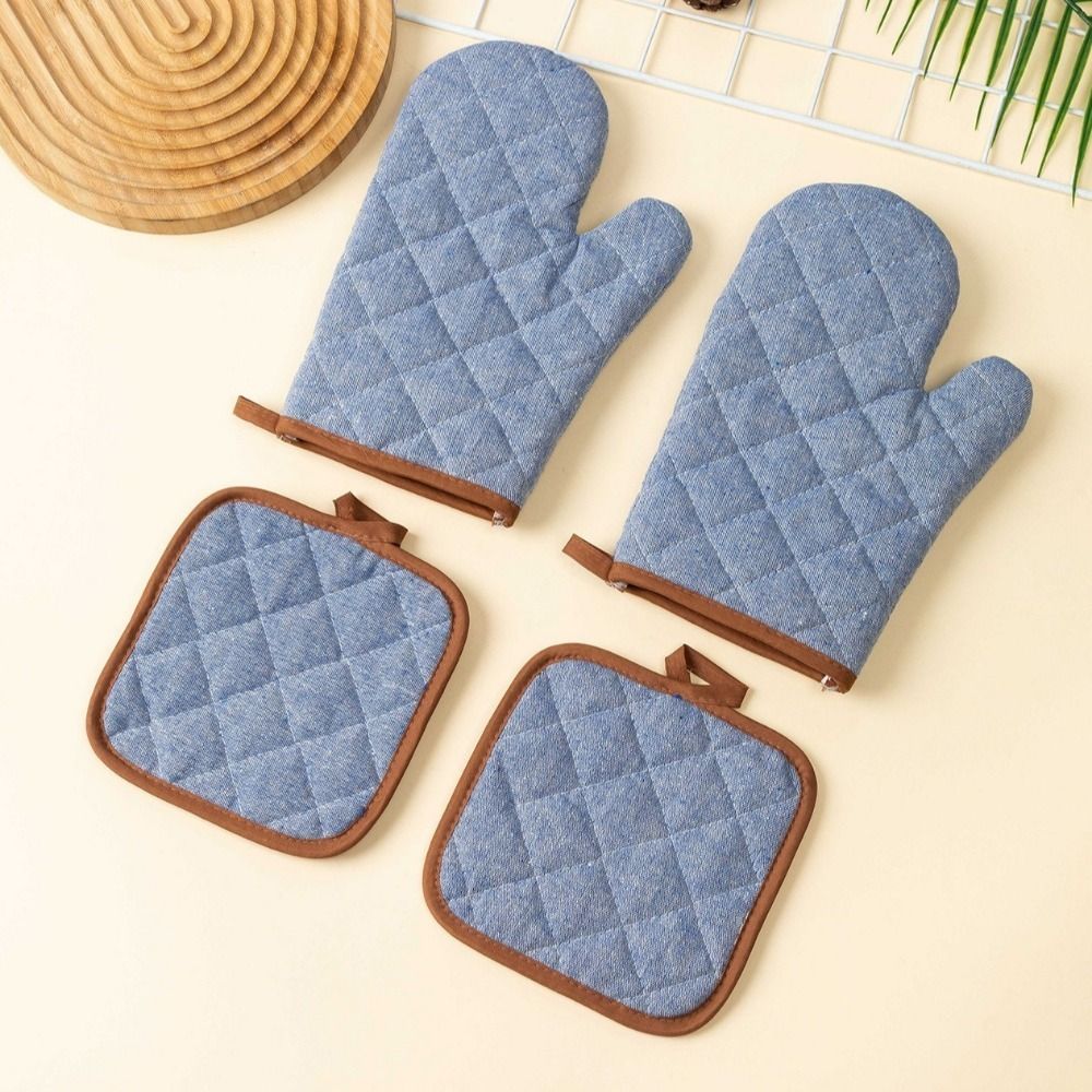 Kitchen Baking Gloves - قطعتان من قفازات الفرن المضادة للحرارة،