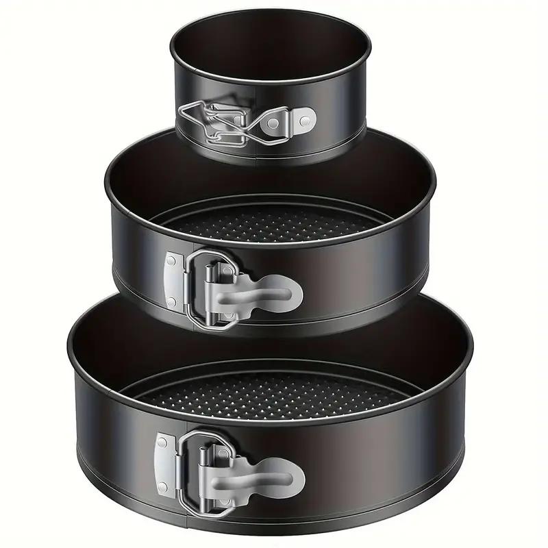 Springform Pan Set - مقلاة سبرينغفورم، 3 قطع غير لاصقة