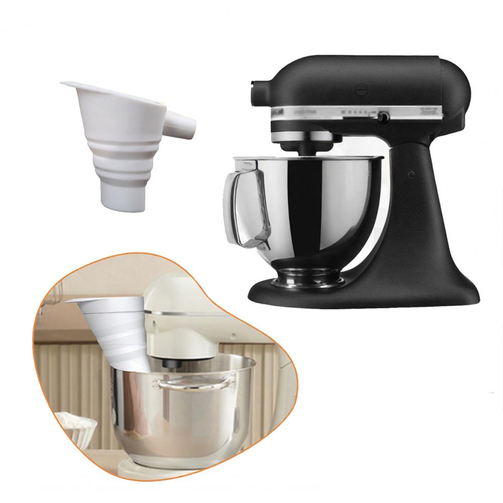 Kitchen Aid Baking Mixer - قمع سيليكون للمطبخ متين، قمع خبز