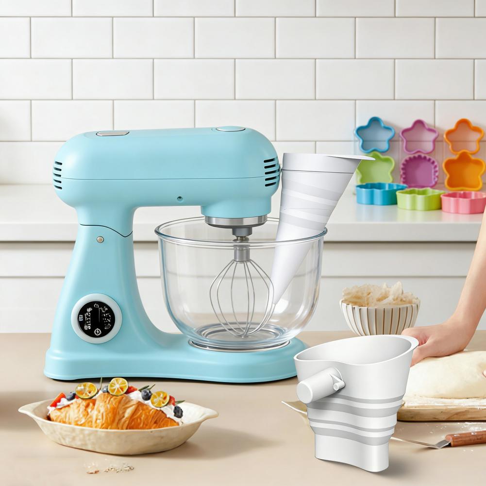 ملحقات خبز احترافية: قمع سيليك - مراجعة Kitchen Aid Baking Mixer وسعره