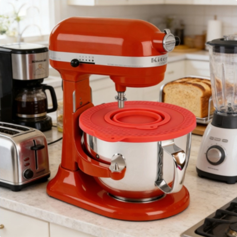 غطاء وعاء خلاط من السيليكون مت - مراجعة Kitchen Aid Baking Mixer وسعره