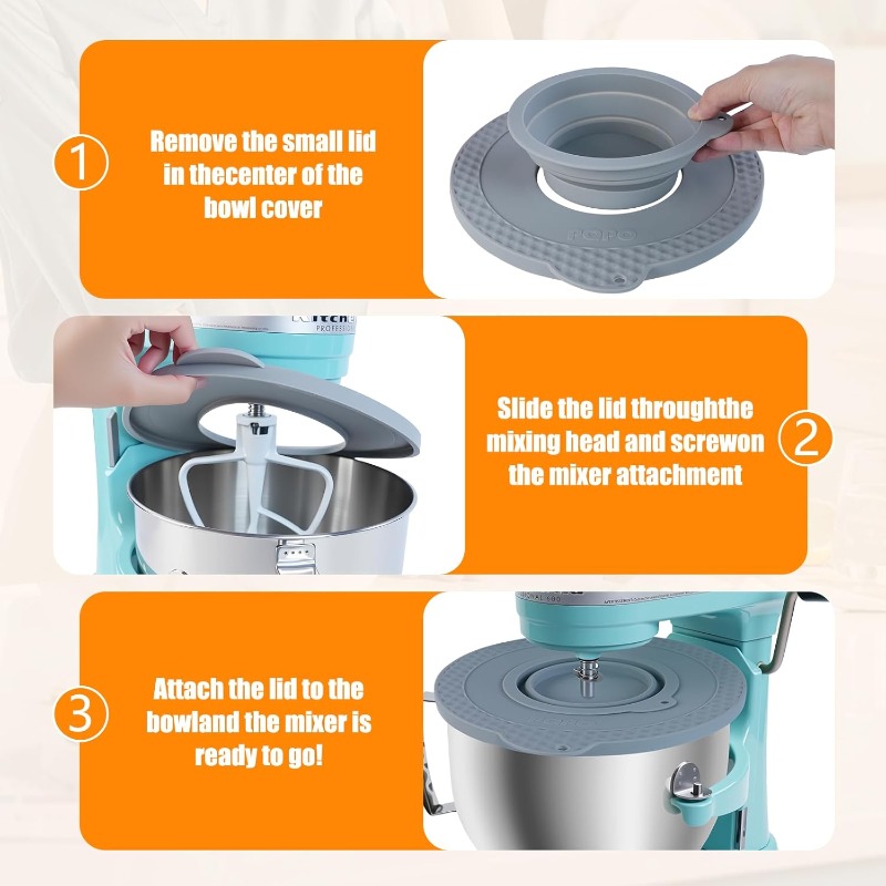 غطاء وعاء خلاط من السيليكون مت - مراجعة Kitchen Aid Baking Mixer وسعره