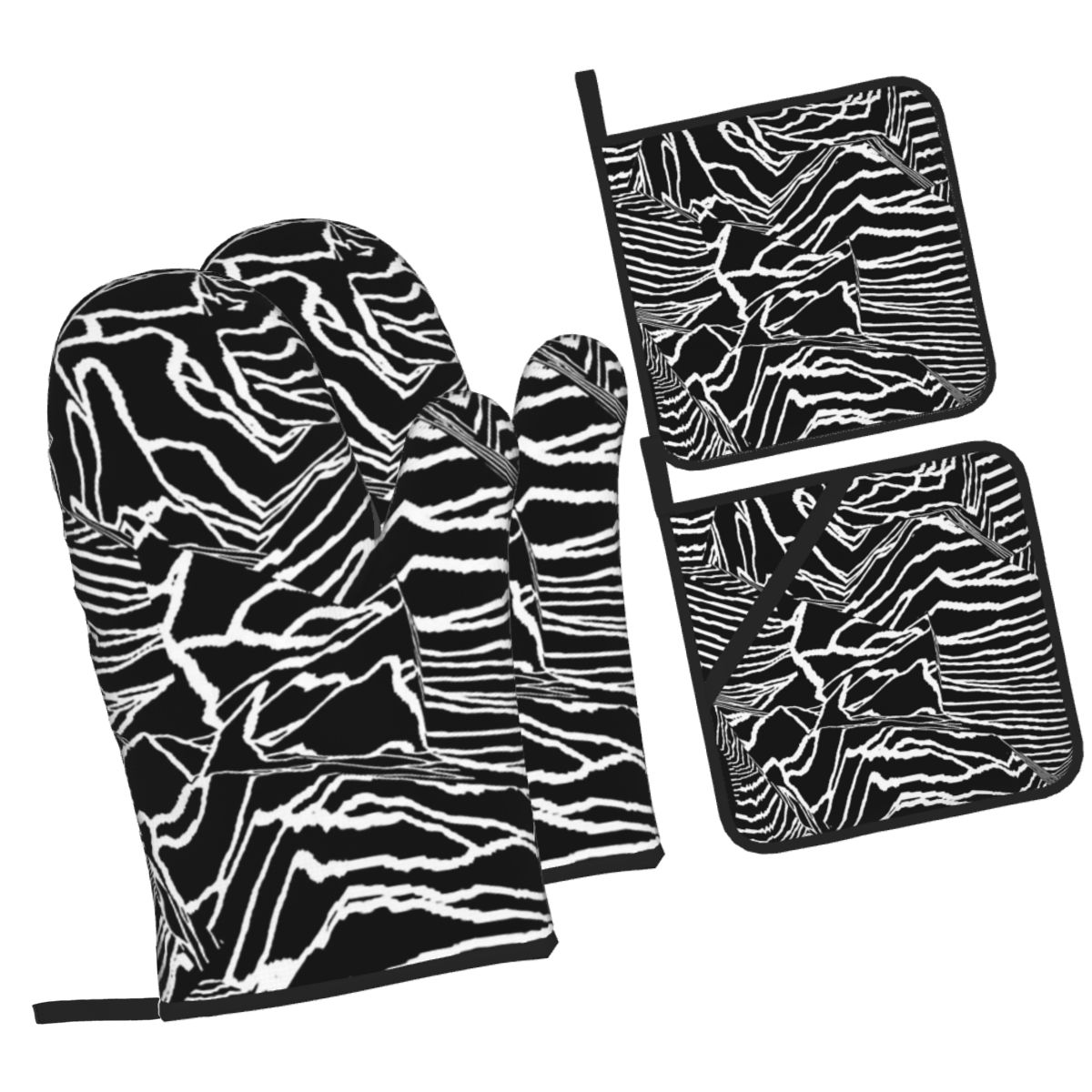 مجموعة قفازات الفرن وحامل الأو - مراجعة Kitchen Baking Gloves وسعره