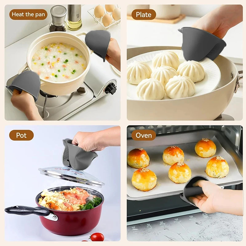 2 قطعة قفازات الفرن الصغيرة سي - مراجعة Kitchen Baking Gloves وسعره