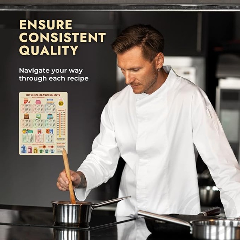 مخطط تحويل المطبخ، مخطط الطبخ  - مراجعة Kitchen Baking Conversion Chart وسعره