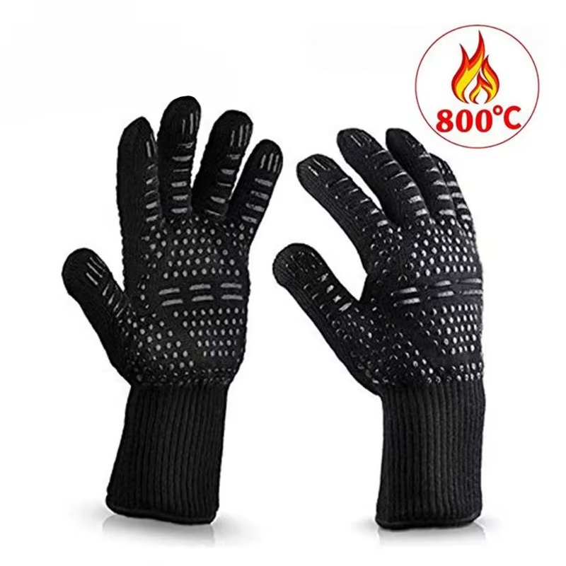 قطعة واحدة قفازات شواء مقاومة  - مراجعة Kitchen Baking Gloves وسعره