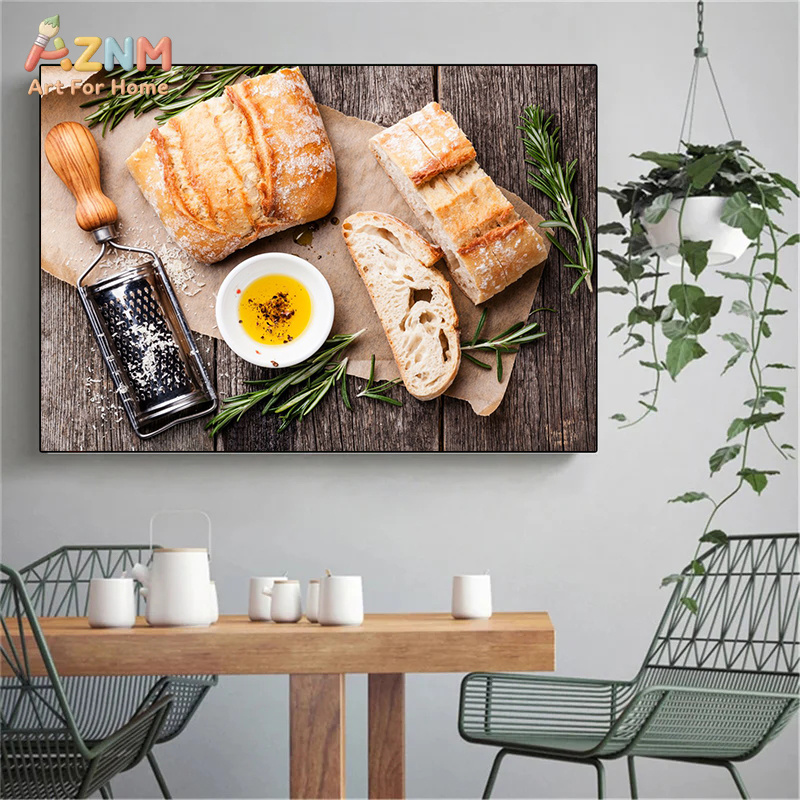 لوحة فنية واقعية لخبز مخبوز حد - مراجعة Kitchen And Baking Life وسعره