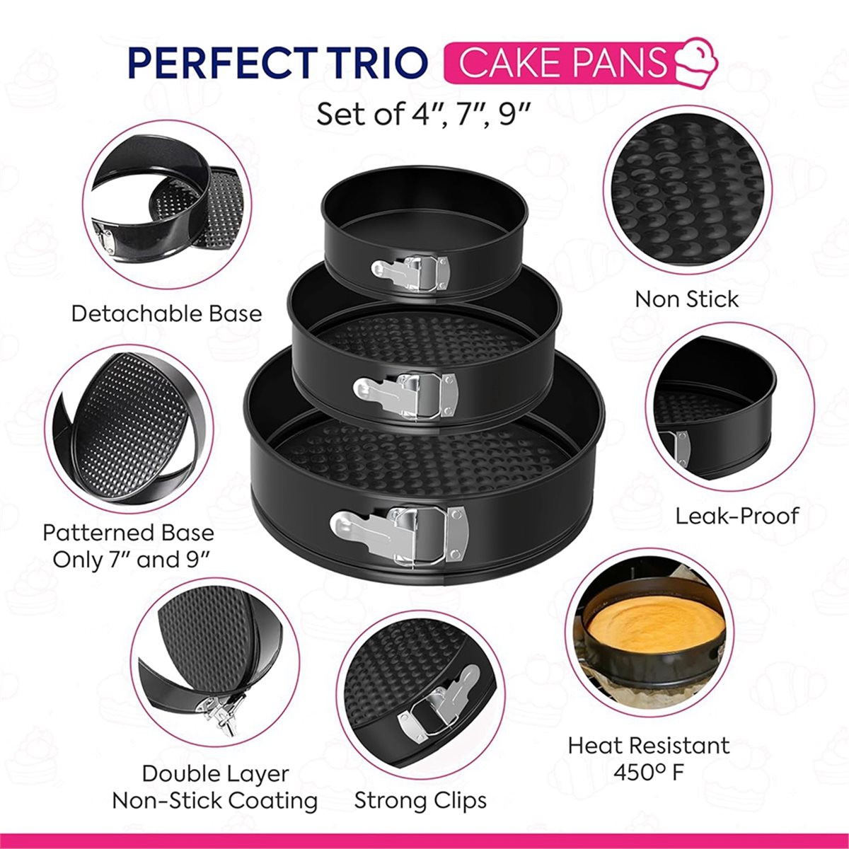 مجموعة قوالب الكيك 148 قطعة لع - مراجعة Springform Pan Set وسعره