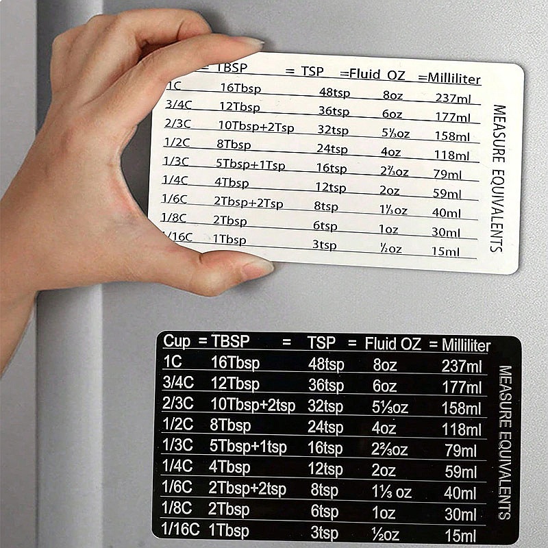 مخطط تحويل القياسات المغناطيسي - مراجعة Kitchen Baking Conversion Chart وسعره