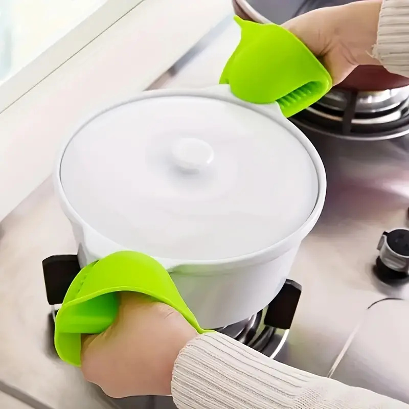 2 قطعة حامل وعاء السيليكون قفا - مراجعة Kitchen Baking Gloves وسعره