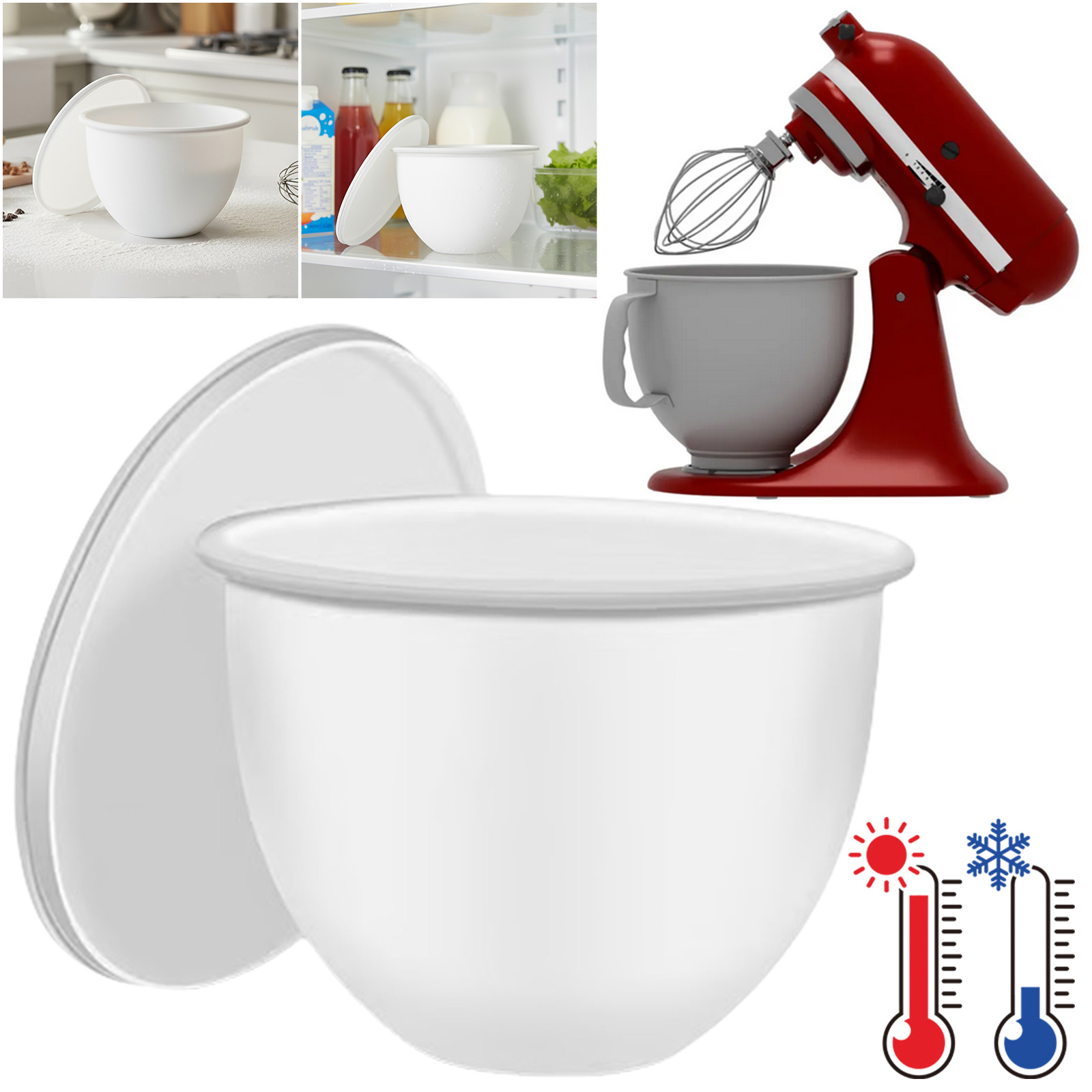 1 قطعة لوحة حماية من السيليكون - مراجعة Kitchen Aid Baking Mixer وسعره