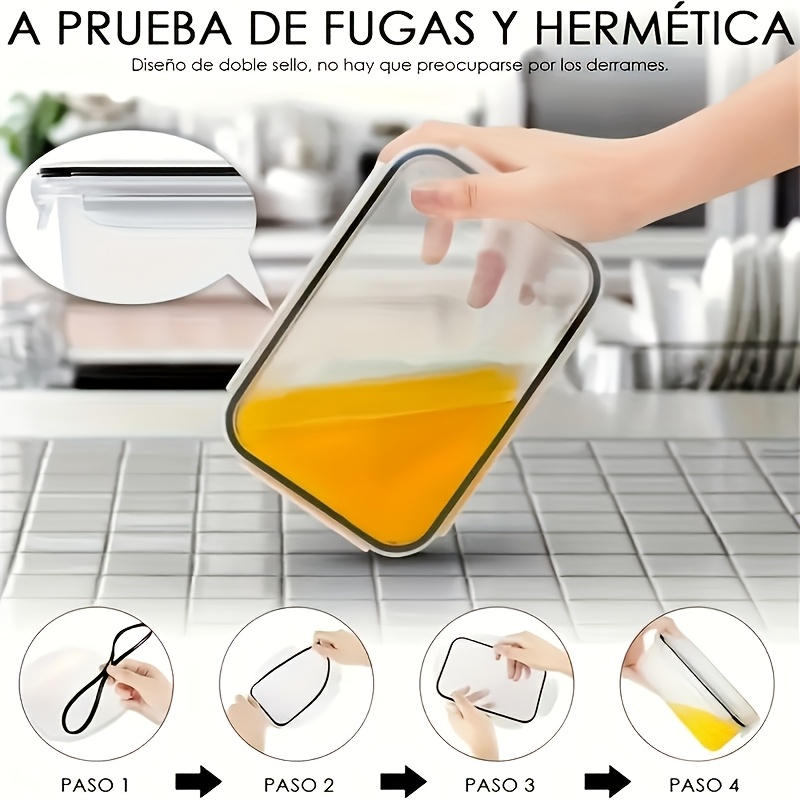 مجموعة من 8 قطع تشمل 4 حاويات  - مراجعة Kitchen Zo وسعره