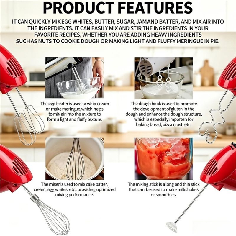 ملحقات خلاط اليد AT28 لخلاطات  - مراجعة Kitchen Aid Baking Mixer وسعره