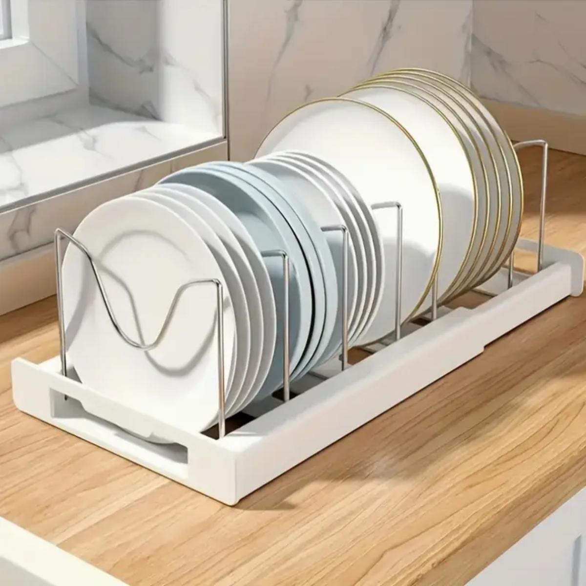 منظم قابل للتمدد لأواني المطبخ - مراجعة Kitchen Baking Pan Organizer وسعره
