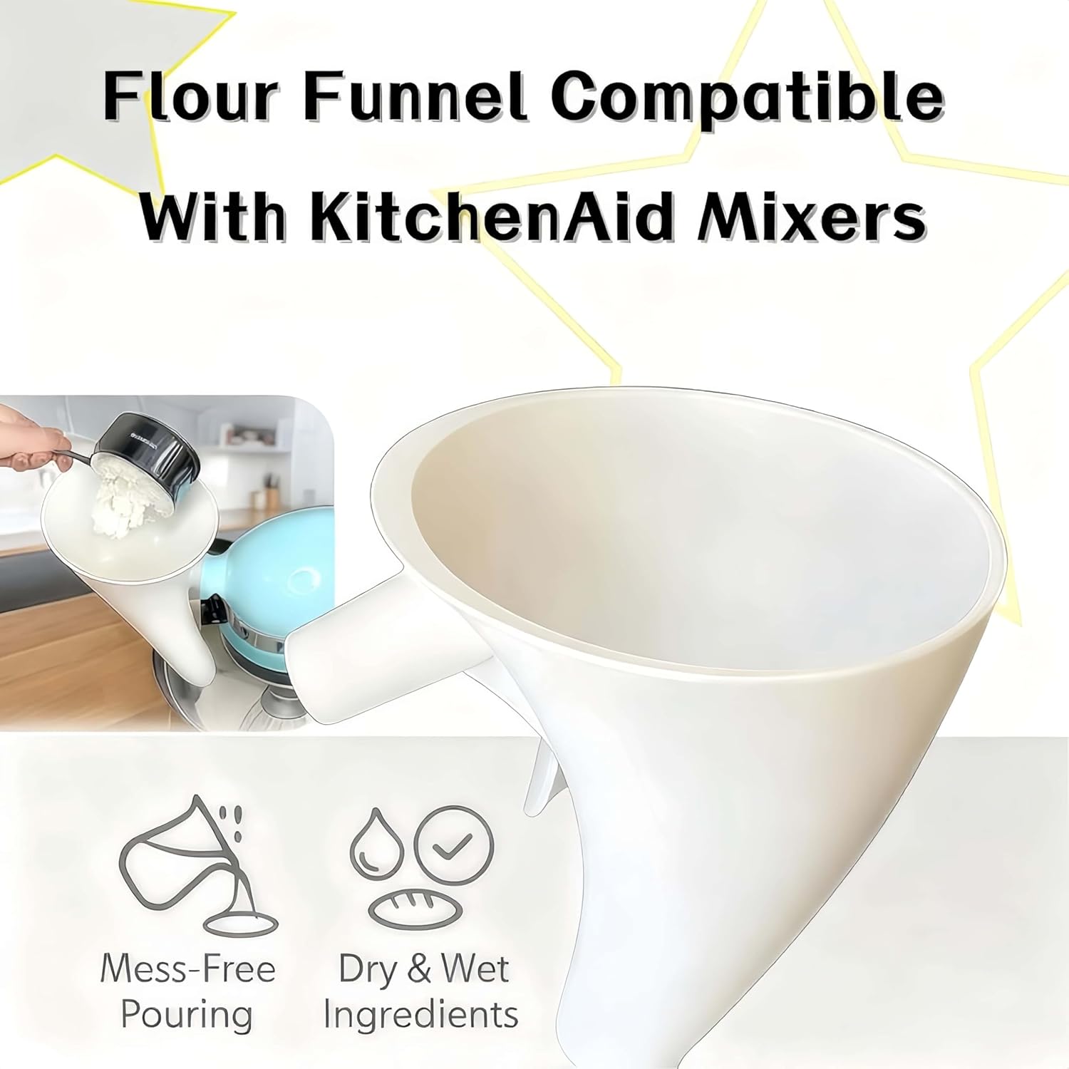 ملحق مضاد للرذاذ لخلاط كيتشن إ - مراجعة Kitchen Aid Baking Mixer وسعره