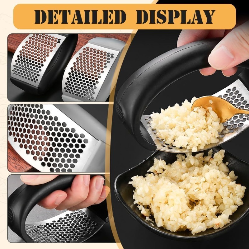 مطحنة ثوم من الفولاذ المقاوم ل - مراجعة Kitchen Utensils وسعره