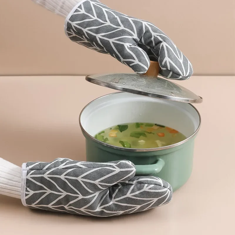2 قطعة قفازات عازلة للحرارة قف - مراجعة Kitchen Baking Gloves وسعره