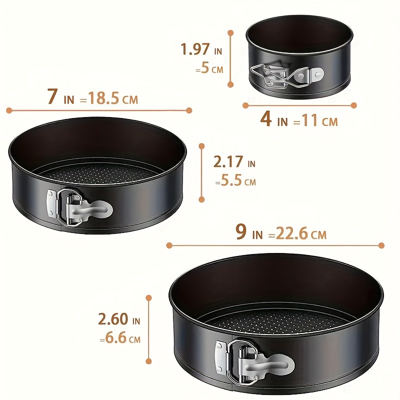 مقلاة سبرينغفورم، 3 قطع غير لا - مراجعة Springform Pan Set وسعره