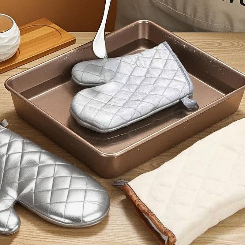 قفازات عازلة للمطبخ، مقاومة لد - مراجعة Kitchen Baking Gloves وسعره
