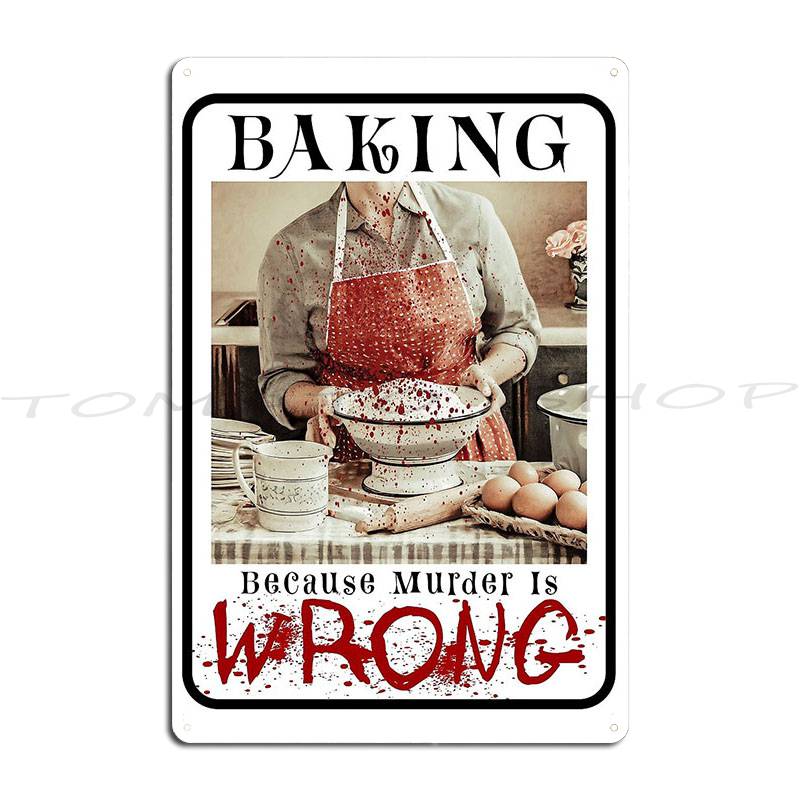 لافتة معدنية كلاسيكية بتصميم ر - مراجعة Kitchen And Baking Life وسعره