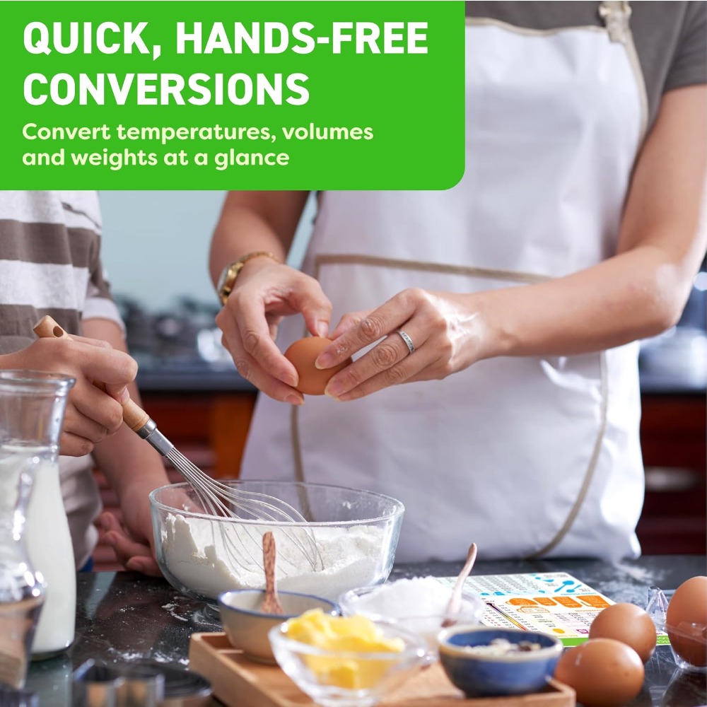 مخطط تحويل القياسات المغناطيسي - مراجعة Kitchen Baking Conversion Chart وسعره