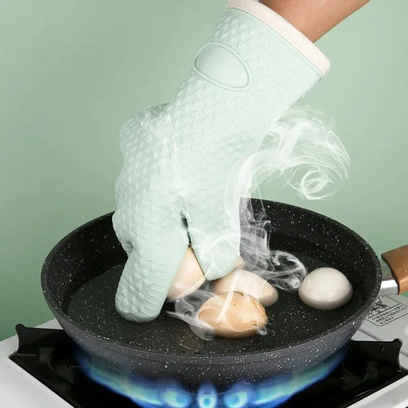 قطعة واحدة من غطاء اليد المضاد - مراجعة Kitchen Baking Gloves وسعره