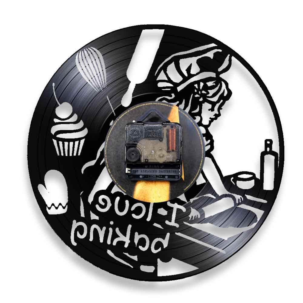 ساعة حائط من الفينيل بتصميم أس - مراجعة Kitchen And Baking Life وسعره